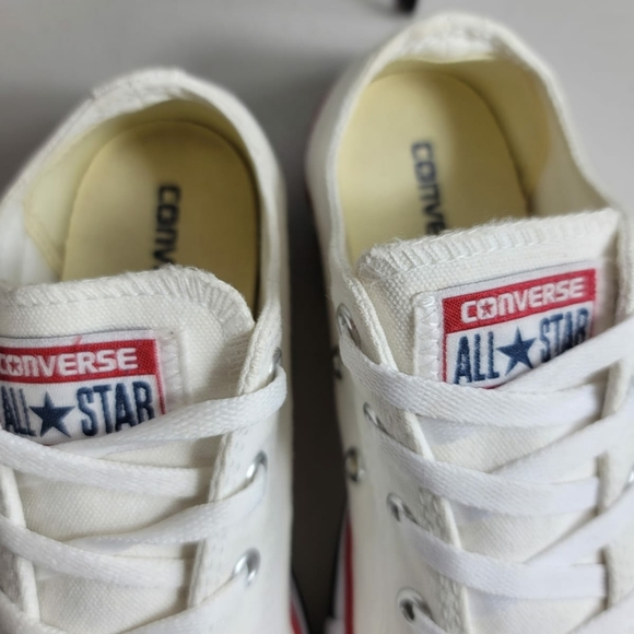 Converse Chuck Taylor All Star 3J256 OX Optical White Sneaker Shoes US 2 - Picture 8 of 10